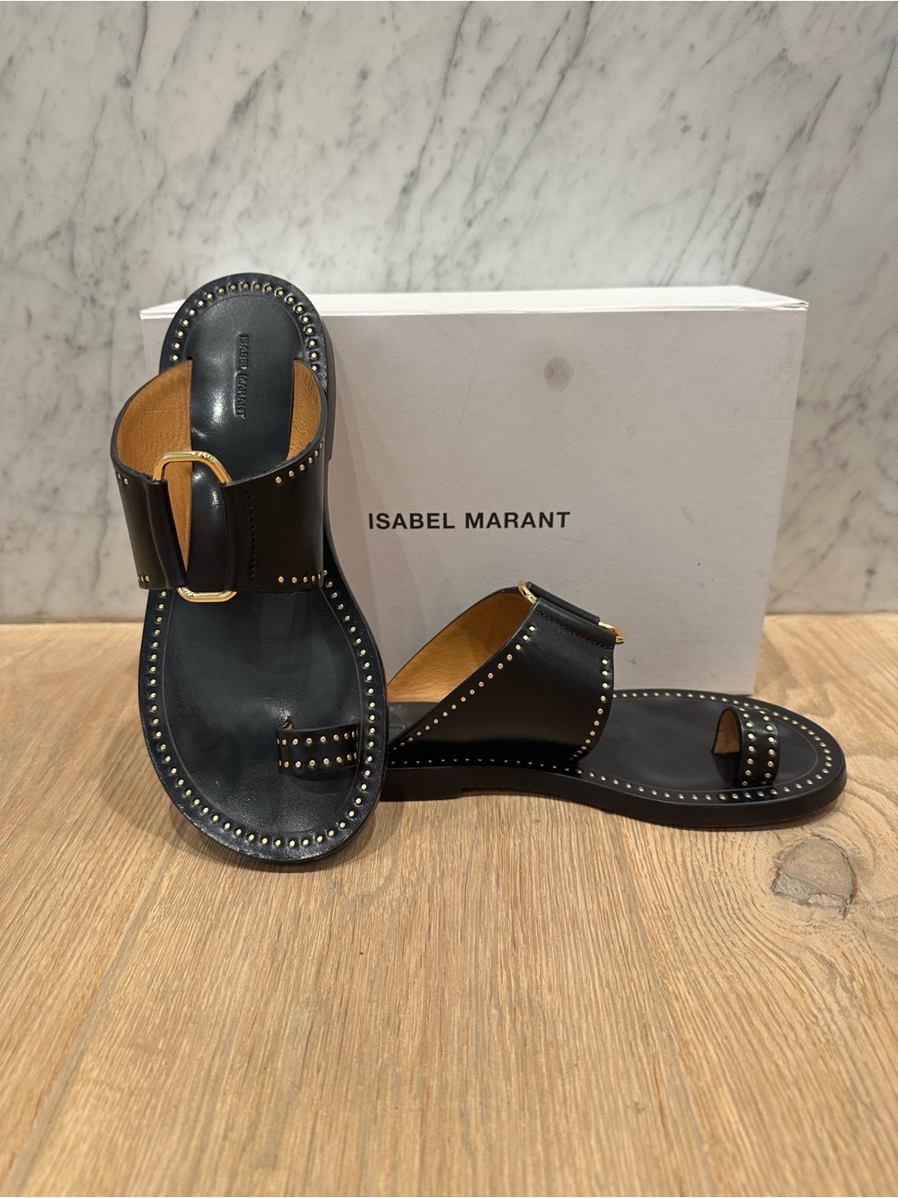 Isabel Marant Jeppy Studded Sandals